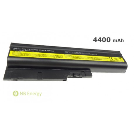 Batéria LENOVO IBM ThinkPad R60 T60 R500 | 4400 mAh (48 Wh), 10,8V